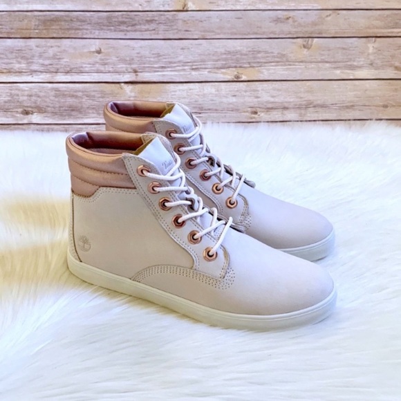 Timberland Natural Nubuck Dausette Sneaker Boots - Picture 2 of 8